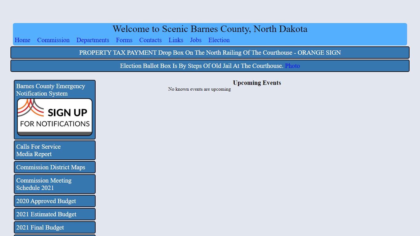 Population Roster - Barnes County Webpage